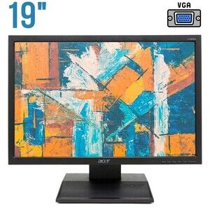 Acer V193W Bb 19" 1440 x 900 Widescreen Flat Panel LCD Monitor New In Box!